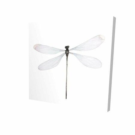 BEGIN HOME DECOR 16 x 16 in. Minimalist Dragonfly-Print on Canvas 2080-1616-AN460